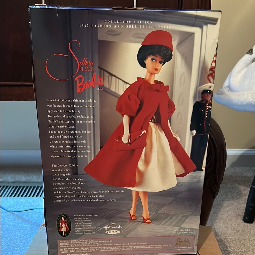 Barbie Silken Flame in Red and White - Picture 3 of 4